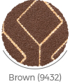 brown color of aydin wall-to-wall carpet