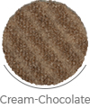 cream-chocolate color of rise wall-to-wall carpet