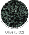 olive color of royal classic wall-to-wall carpet