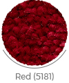 red color of royal wall-to-wall carpet