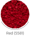 red color of hermes wall-to-wall carpet