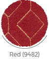 red color of aydin wall-to-wall carpet