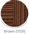 brown color of ayla wall-to-wall carpet