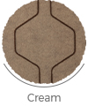 cream color of cadena wall-to-wall carpet