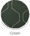 green color of cadena wall-to-wall carpet