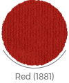 red color of kebrity wall-to-wall carpet