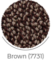 brown color of khazar wall-to-wall carpet