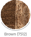brown color of luxe wall-to-wall carpet