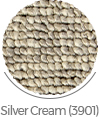 silver-cream color of montreal wall-to-wall carpet