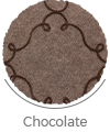 chocolate color of pardis wall-to-wall carpet