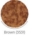 brown color of radin wall-to-wall carpet