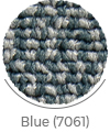 blue color of raha wall-to-wall carpet