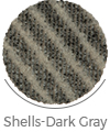 shells gray color of rise wall-to-wall carpet