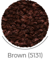 brown color of royal wall-to-wall carpet