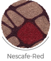 nescafe color of sayna wall-to-wall carpet
