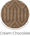 cream-chocolate color of rise wall-to-wall carpet