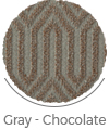 gray-chocolate color of rise wall-to-wall carpet