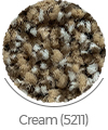 cream(5211) color of sydney wall-to-wall carpet