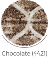 chocolate color of violet wall-to-wall carpet